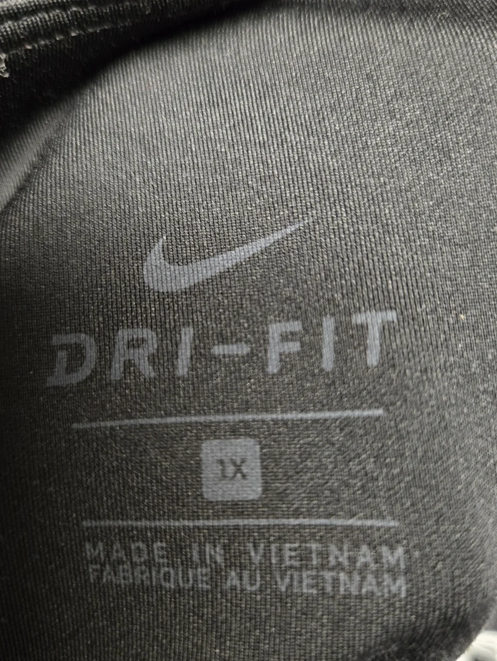 1X Dri-Fit Black Leggings